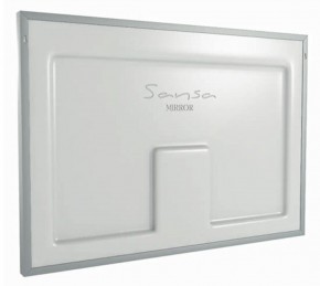 Зеркало Dream 80 alum с подсветкой Sansa (SD1022Z) в Асбесте - asbest.ok-mebel.com | фото 2