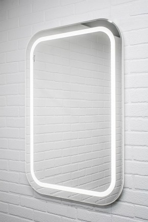 Зеркало Elis 100 white с подсветкой Sansa (SEe1045Z) в Асбесте - asbest.ok-mebel.com | фото 3