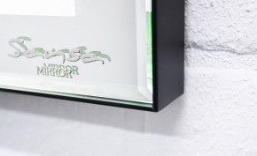 Зеркало Even 80 black с подсветкой Sansa (SE1055Z) в Асбесте - asbest.ok-mebel.com | фото 4