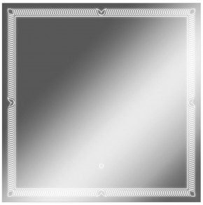 Зеркало Паликир 700х700 с подсветкой Домино (GL7051Z) в Асбесте - asbest.ok-mebel.com | фото