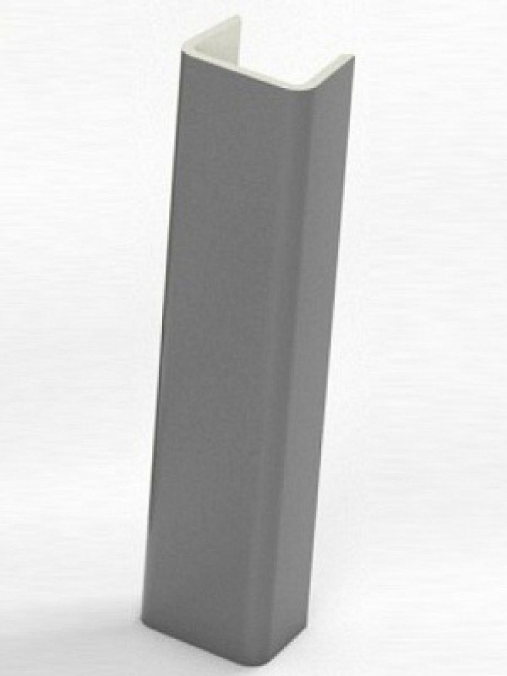Торцевая заглушка  для цоколя h100 мм (Алюминий; Венге; Дуб Сонома, Белый, Черный) в Асбесте - asbest.ok-mebel.com | фото
